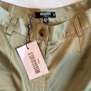 Brand New silky army green “Tall” Trousers size 8
